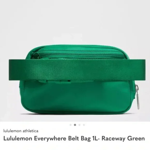 NWT Lululemon Everywhere Belt Bag 1L Green - Picture 2 of 12